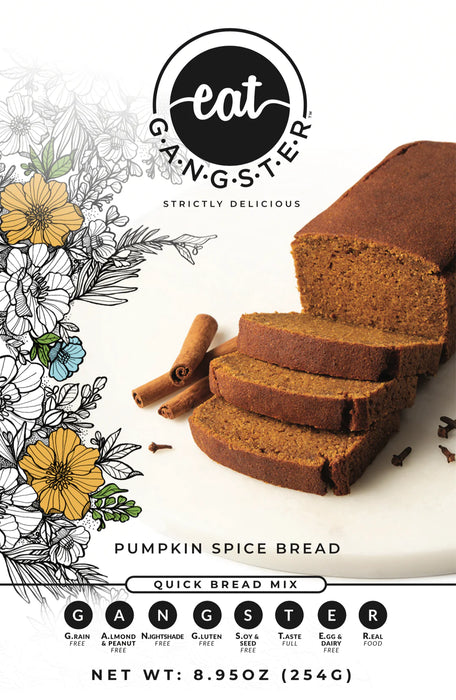 EAT G.A.N.G.S.T.E.R // Pumpkin Bread Mix 8.95 oz