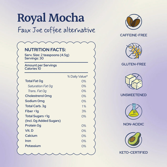 Sip Herbals Coffee Substitute - Royal Mocha, 6 oz