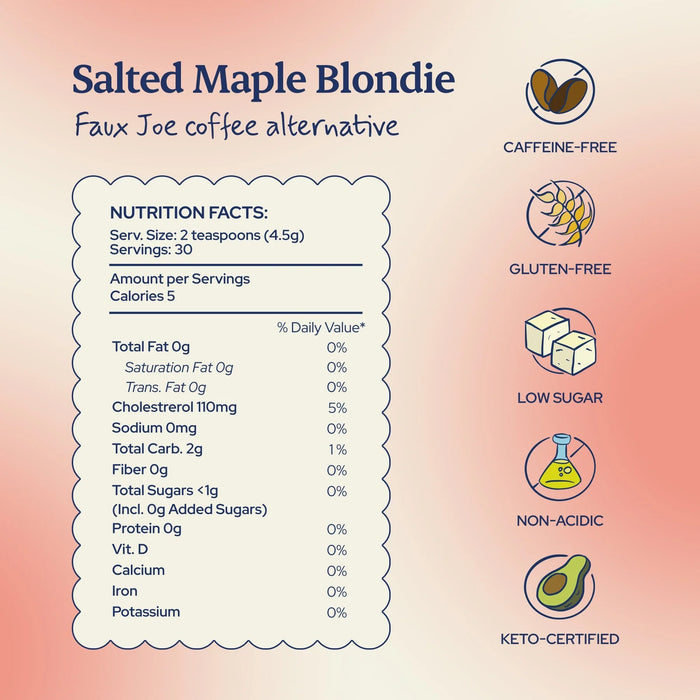 Sip Herbals Coffee Substitute - Salted Maple Blondie, 6 oz