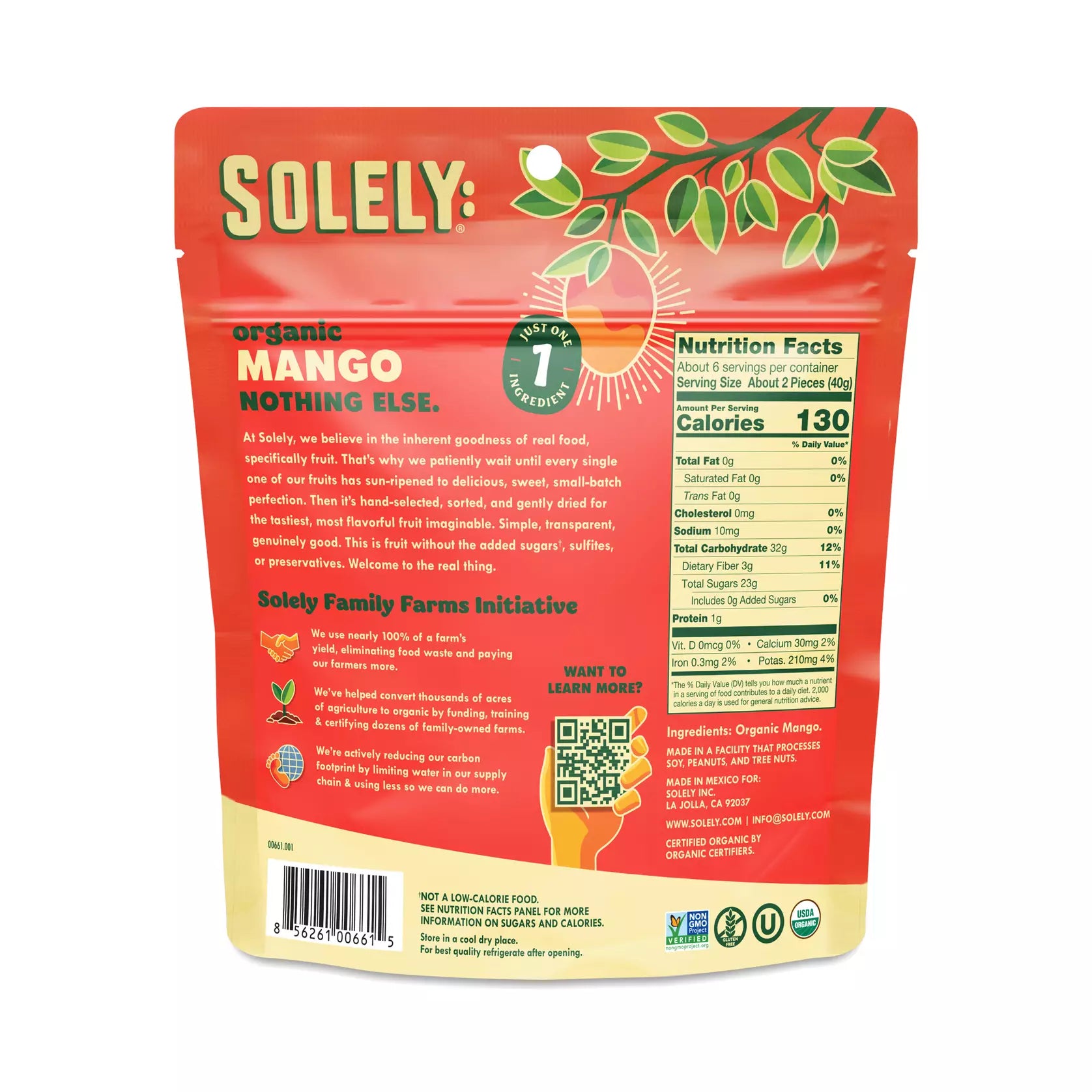 Solely Mango Halves, 8 oz