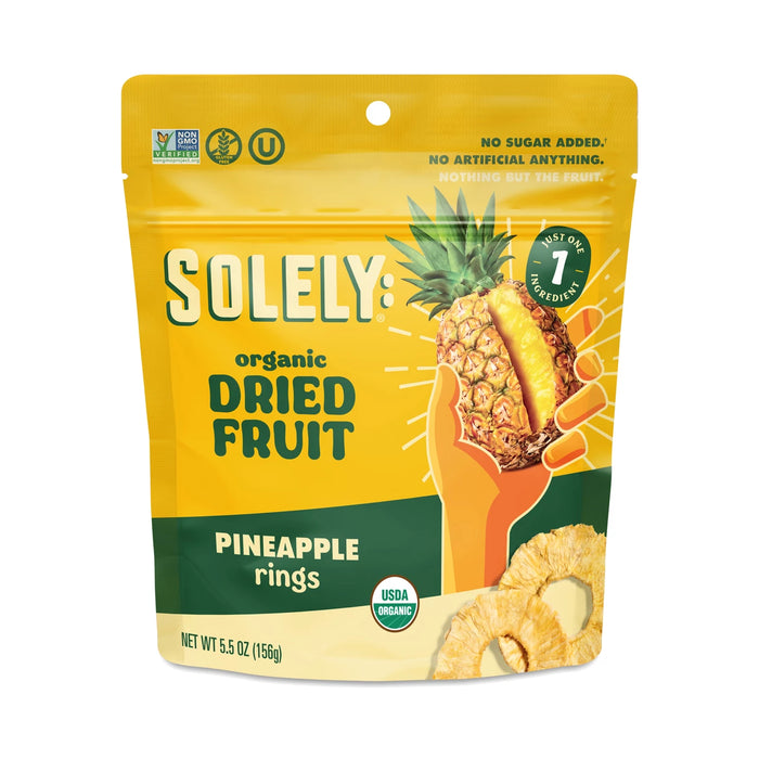 Solely // Organic Pineapple Rings 5.5 oz
