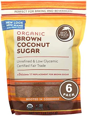 Big Tree Farms Organic Golden Coconut Sugar 16-oz pouch, organic coconut sugar.