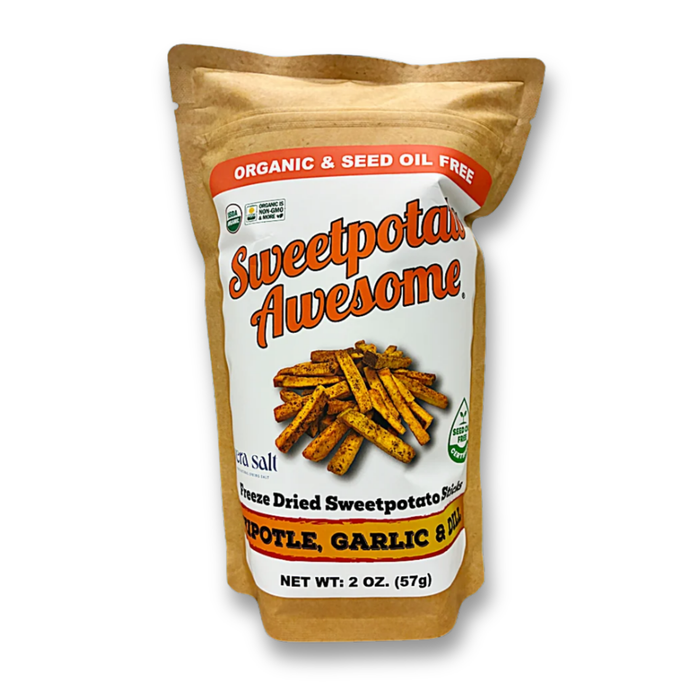 Sweetpotato Awesome // Chipotle, Garlic, & Dill Sticks 2 oz