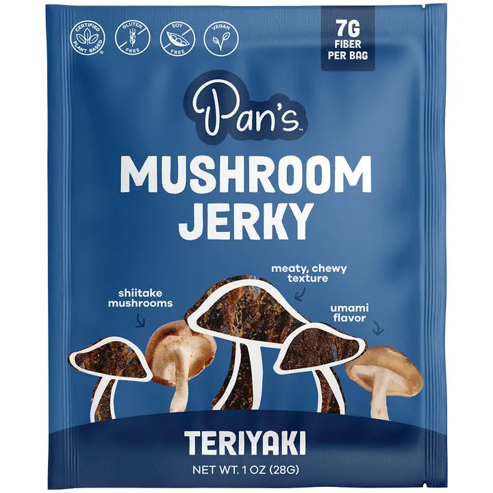 Pan's Mushroom Jerky // Teriyaki Mushroom Jerky