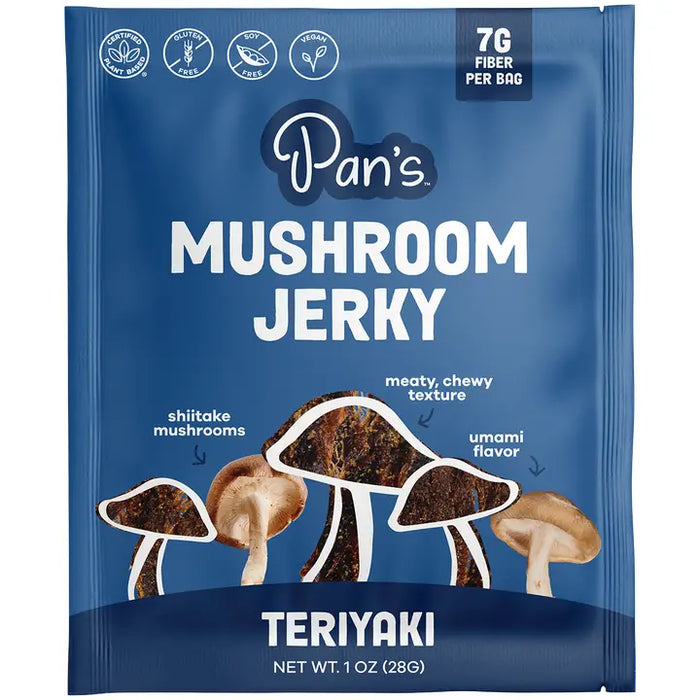 Pan's Mushroom Jerky // Teriyaki Mushroom Jerky