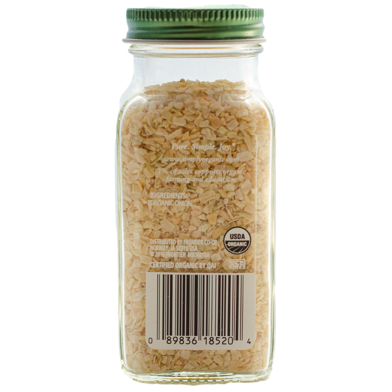Simply Organic Minced Onion ingredient list minced onion.