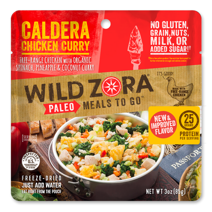 Wild Zora // Freeze-Dried Meal Caldera Chicken Curry 3 oz