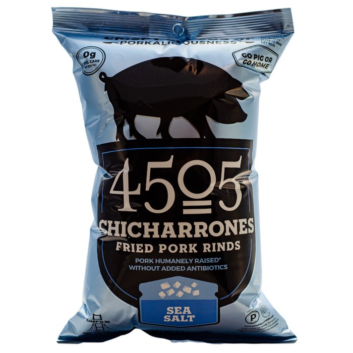 4505 // Chicharrones Sea Salt Fried Pork Rinds 2.5 oz