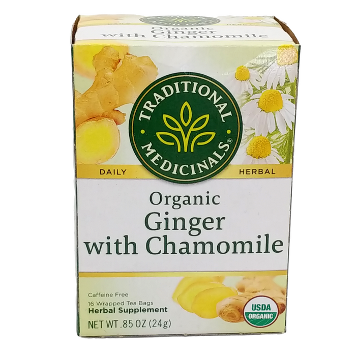 Traditional Medicinals // Organic Ginger Chamomile Tea 16 Bags