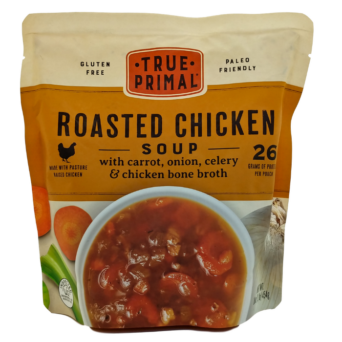 True Primal // Roasted Chicken Soup 16 oz