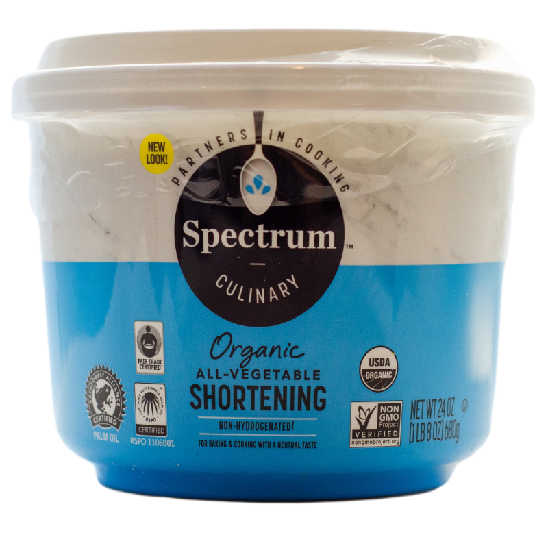 Spectrum Culinary // Organic All-Vegetable Palm Shortening 24 oz