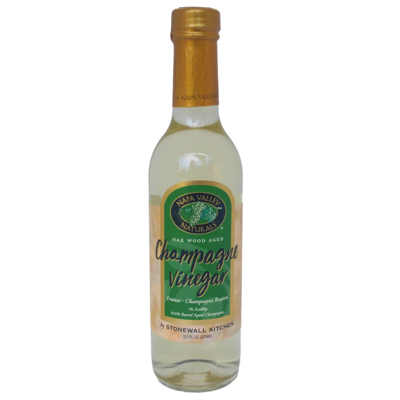 Napa Valley Naturals Champagne Vinegar 12.7-oz bottle champagne vinegar front label.