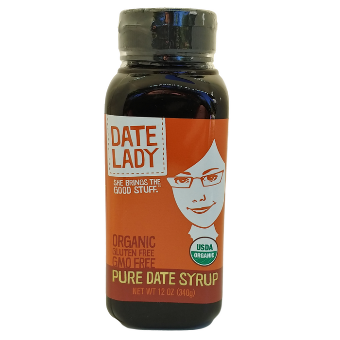 Date Lady // Pure Date Syrup 12 oz Squeeze Container
