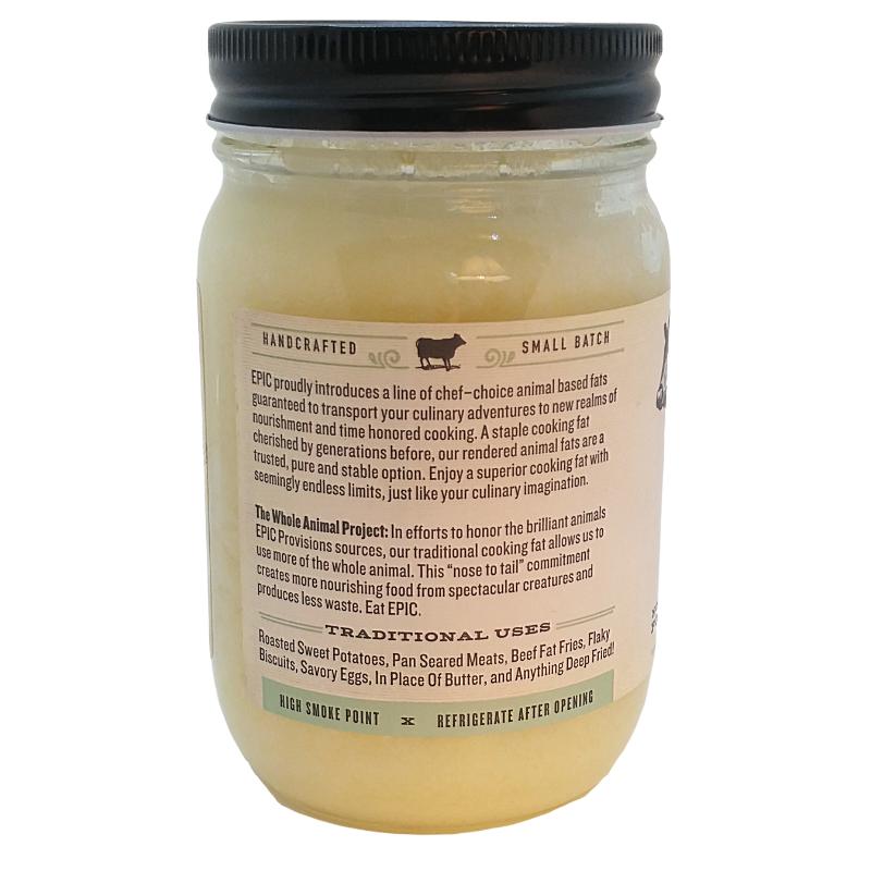 EPIC // Grass Fed Beef Tallow 11 oz