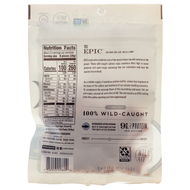 EPIC // Maple Glazed & Smoked Salmon Bites 2.5 oz