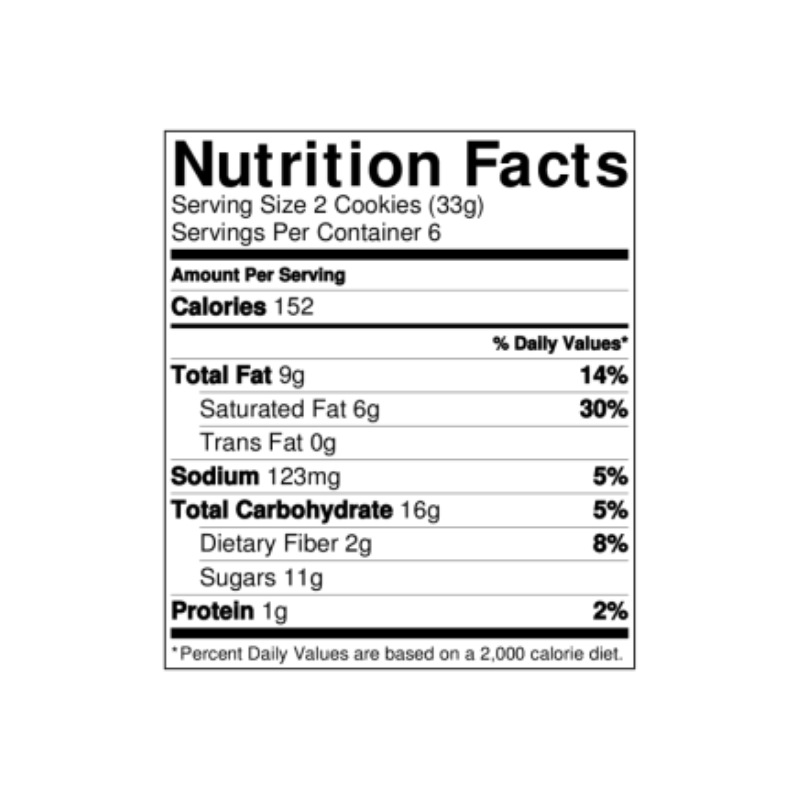 Jack's Paleo Kitchen // Chocolate Chip Cookies 7 oz (12 Cookies)