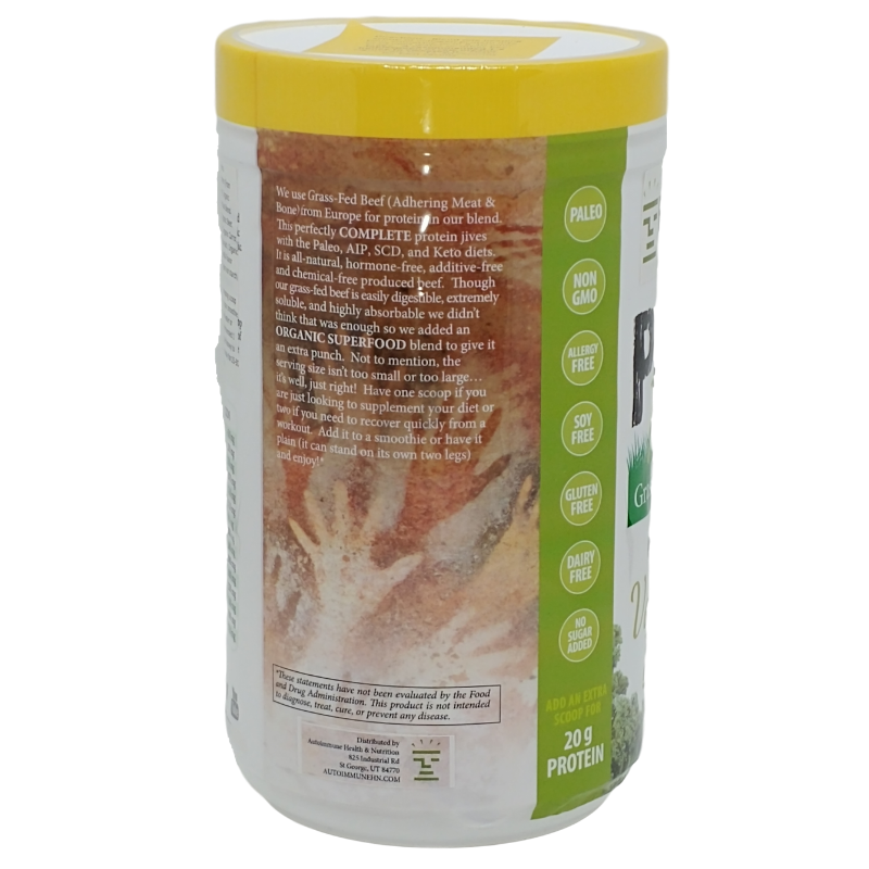 Autoimmune H&N // Paleo Perfection Vanilla Banana Protein Powder 16 oz