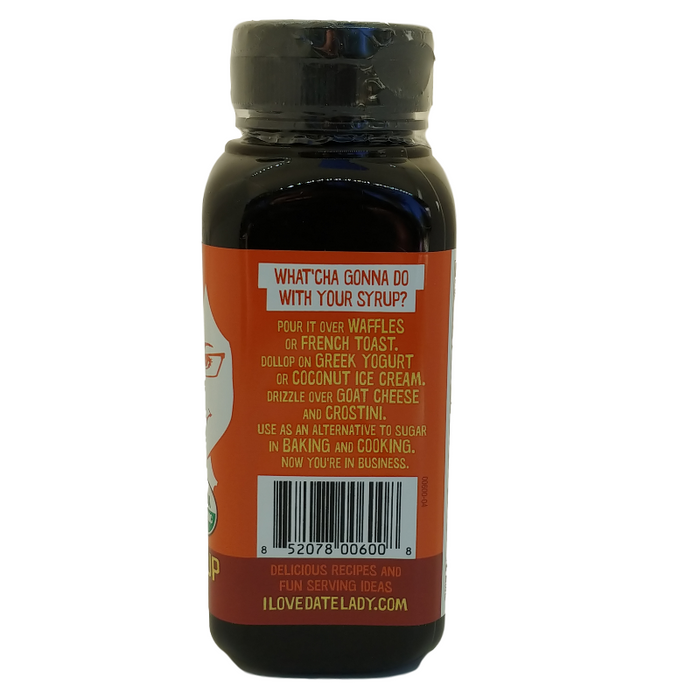 Date Lady // Pure Date Syrup 12 oz Squeeze Container