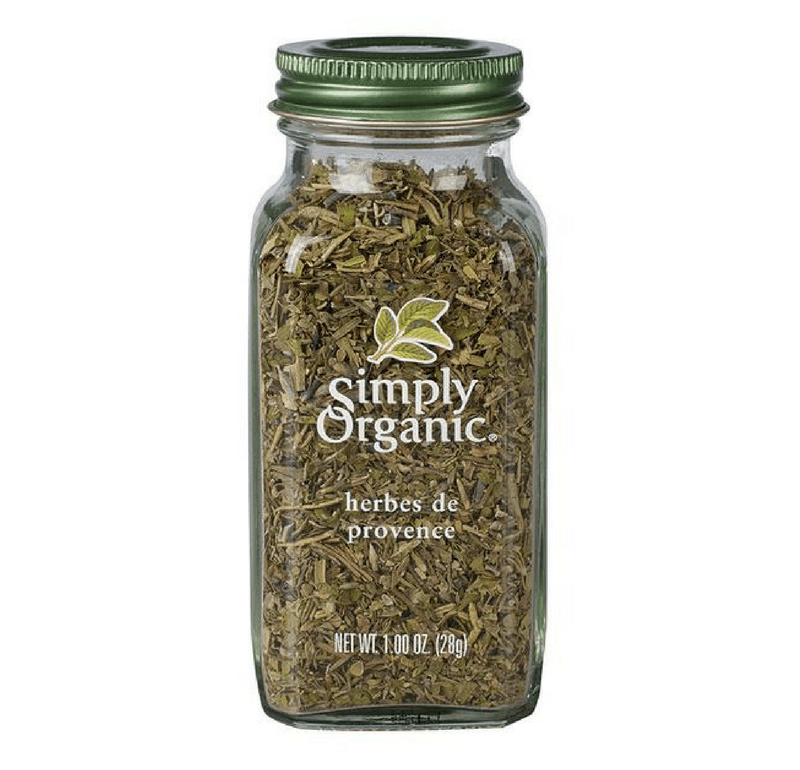 Simply Organic Herbes de Provence 1-oz jar front label organic herbes de provence.