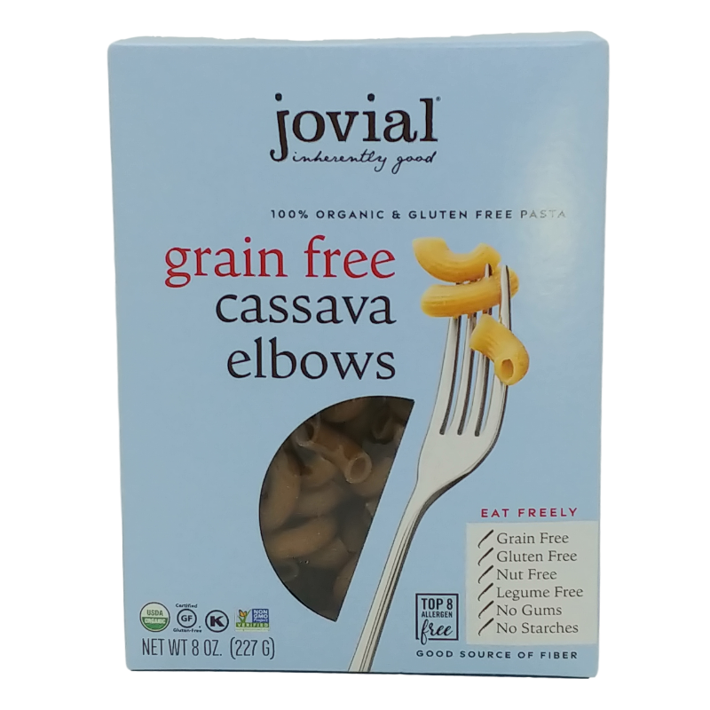 Jovial Cassava Elbow Pasta 8 oz// ShopAIP Healthy Foods —