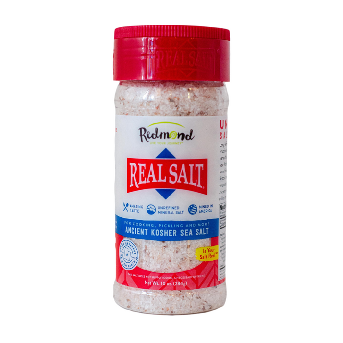 Real Salt // Ancient Kosher Sea Salt Shaker 10 oz