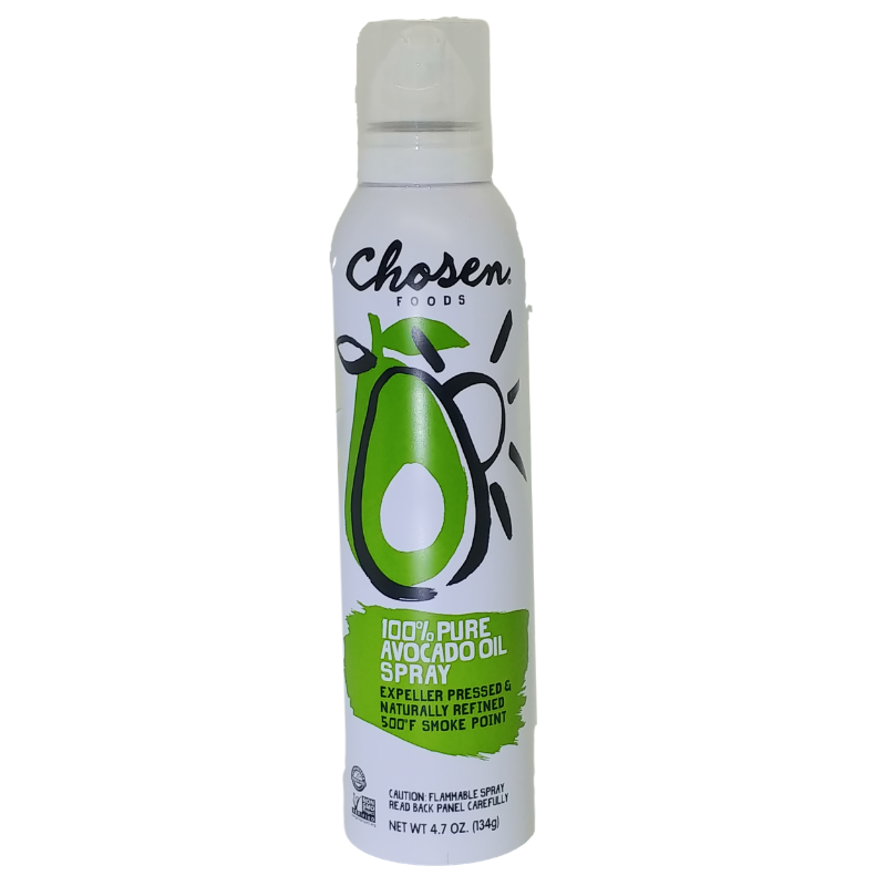 Chosen Foods pure avocado oil spray 4.7-oz non-propellant can front.