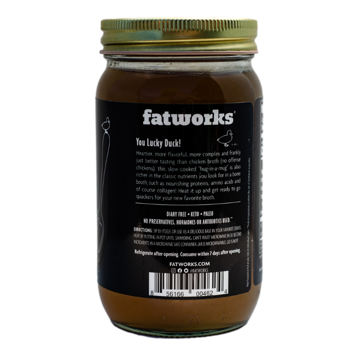 Fatworks // Duck Bone Broth Traditional 15 oz