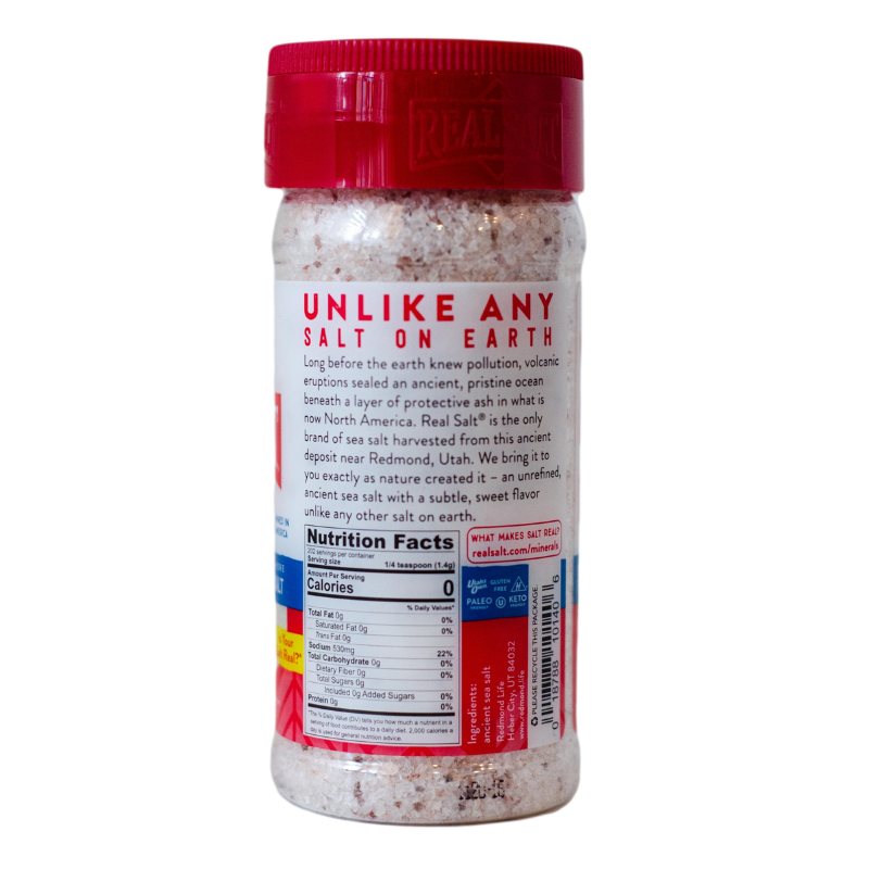 Redmond // Real Salt Ancient Kosher Sea Salt Shaker 10 oz