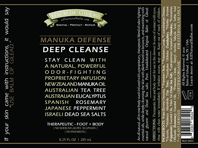 Balm of Gilead // Manuka Defense Deep Cleanse 8.25 oz