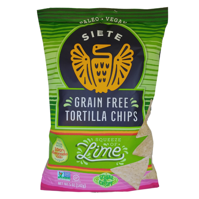 Siete // Grain Free LIME Tortilla Chips 5 oz