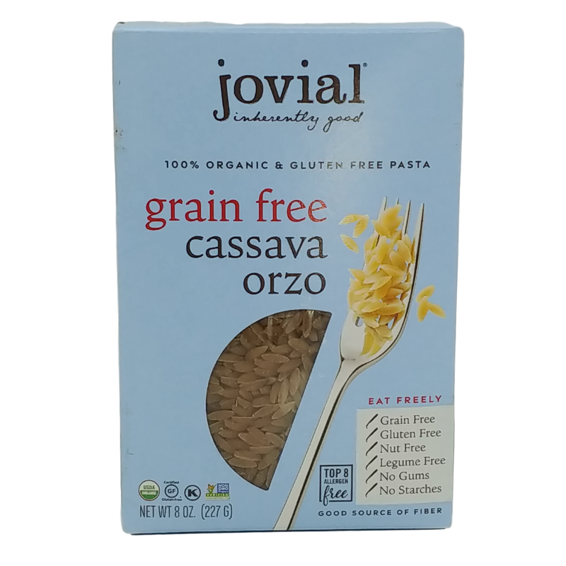 Jovial Cassava Orzo Pasta 8 oz// ShopAIP Healthy Foods —