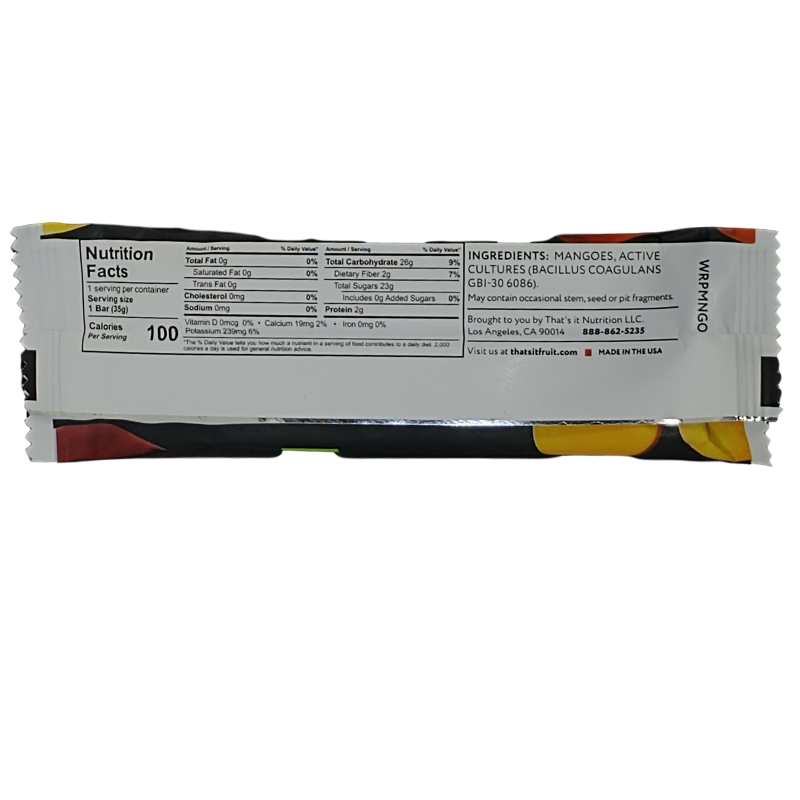 That's It // Mango + Probiotics Fruit Bar 1.2 oz