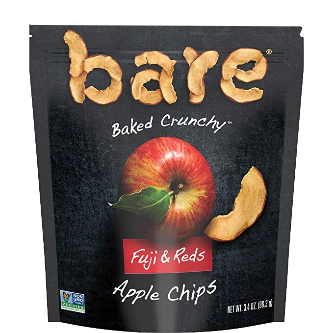 Bare Fruit // Crunchy Organic Fuji & Reds Apple Chips  3 oz