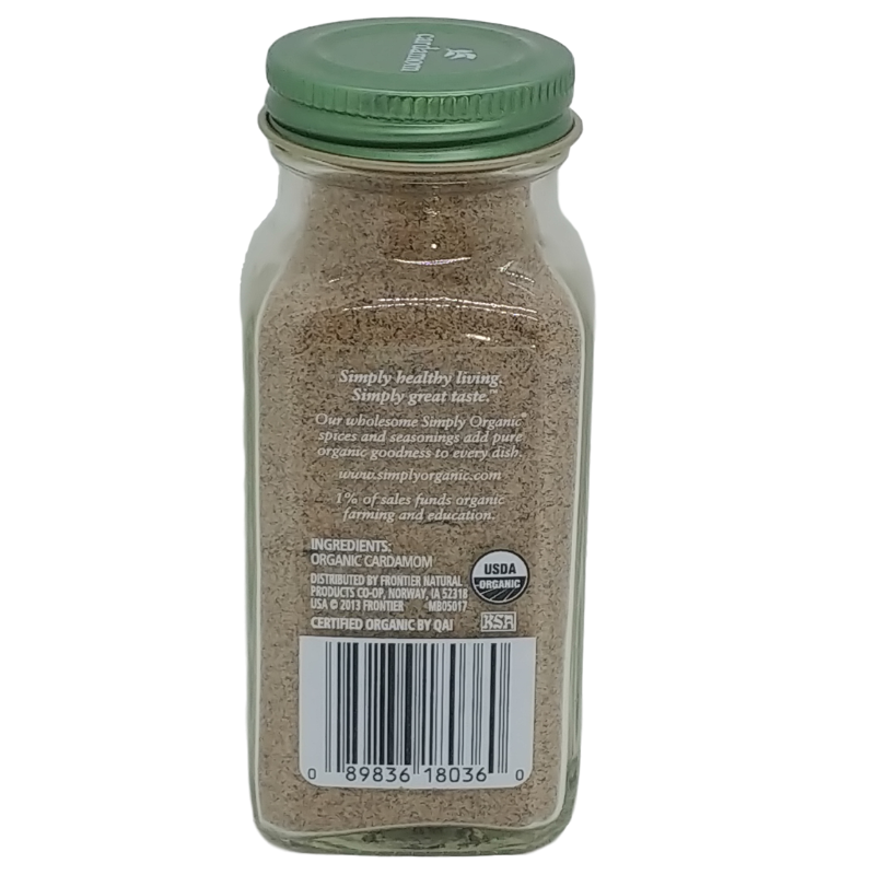 Simply Organic // Ground Cardamom 2.82 oz