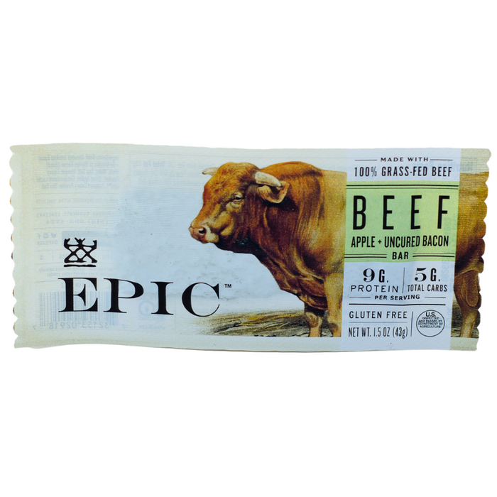 EPIC // Beef Apple & Uncured Bacon Bar 1.5 oz