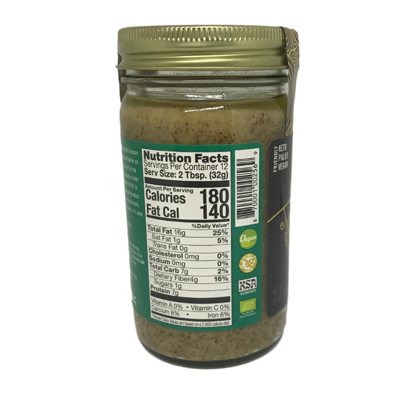 Artisana // Raw Almond Butter 14 oz nutrition facts