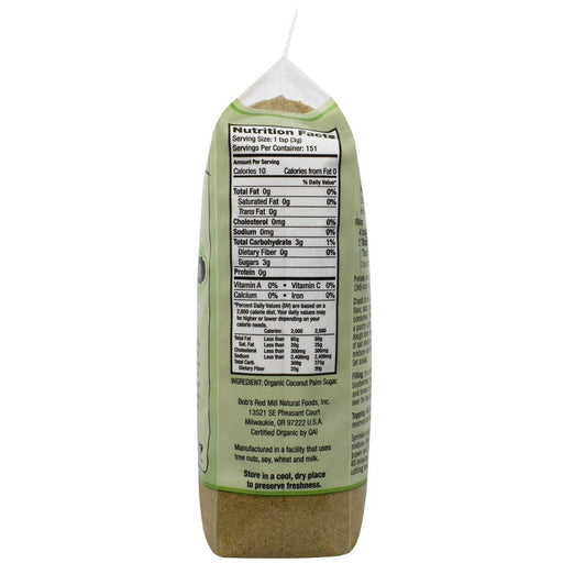 coconut palm sugar nutritional information Bob's Red Mill Coconut Sugar, Organic 13 oz