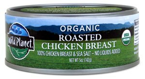 Wild Planet // Organic Roasted Chicken Breast Salted 5 oz