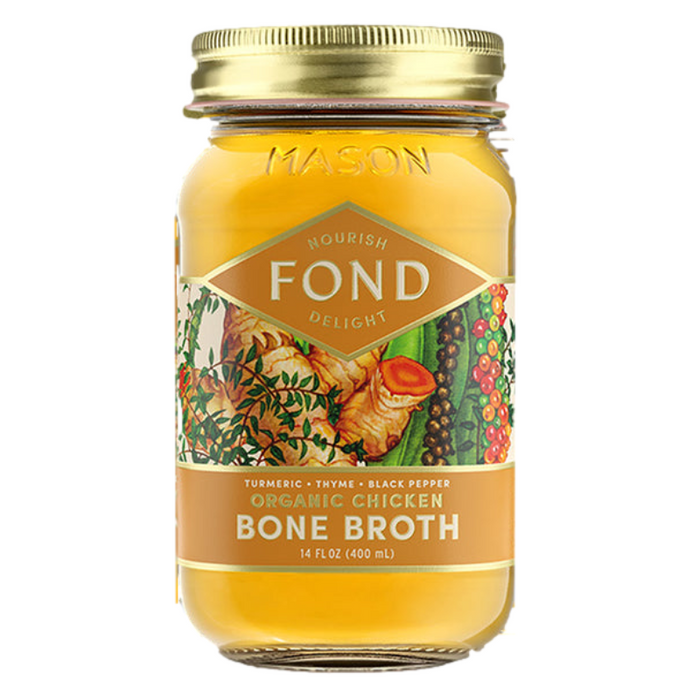 FOND // Liquid Light Chicken Bone Broth 14 oz