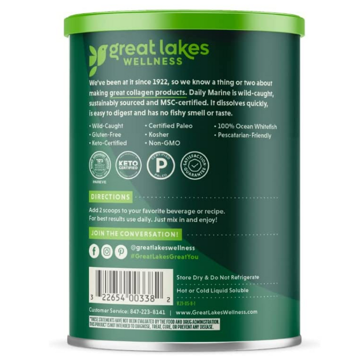 Great Lakes Gelatin Co. // Marine Collagen Peptides 8 oz