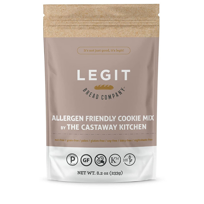 Legit Bread Company  // Allergen Friendly Cookie Mix by Castaway Kitchen 8.2 oz
