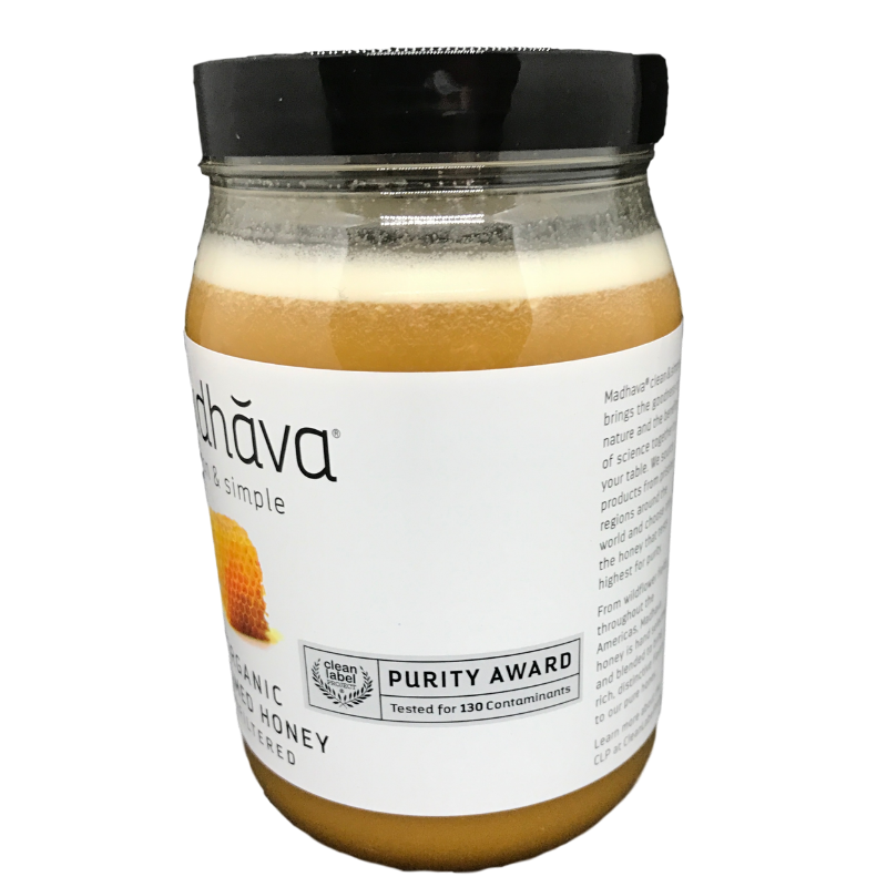 Madhava // Organic Creamed Honey - Unfiltered 22 oz