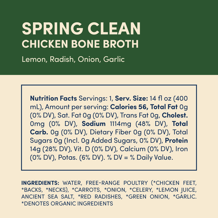 FOND // Spring Clean Chicken Bone Broth 14 oz