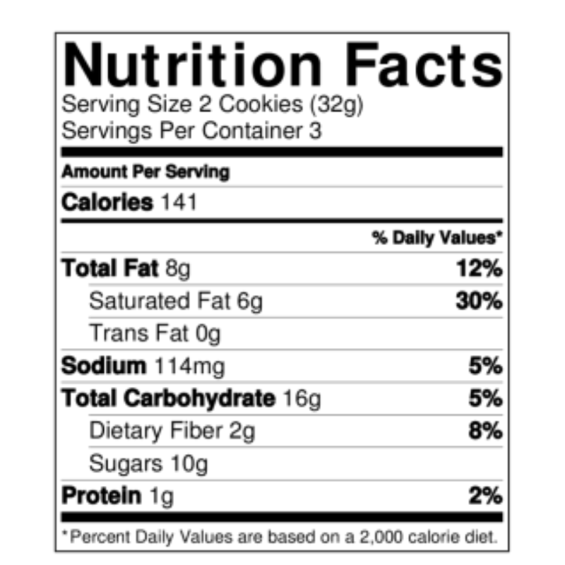 Jack's Paleo Kitchen // Lemon Zing Cookies 7 oz (12 Cookies)