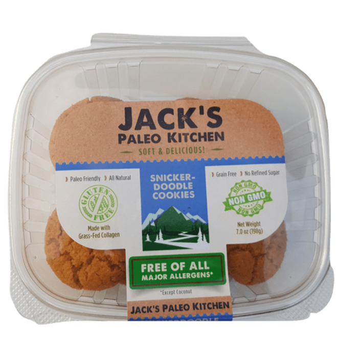 Jack's Paleo Kitchen // Snickerdoodle Cookies 7 oz (12 Cookies)