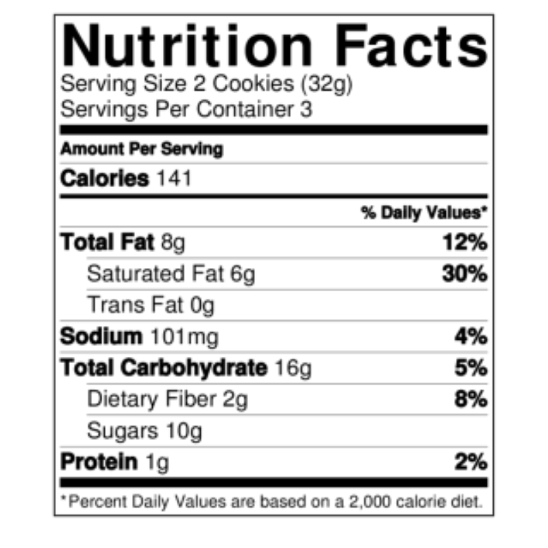 Jack's Paleo Kitchen // Snickerdoodle Cookies 7 oz (12 Cookies)