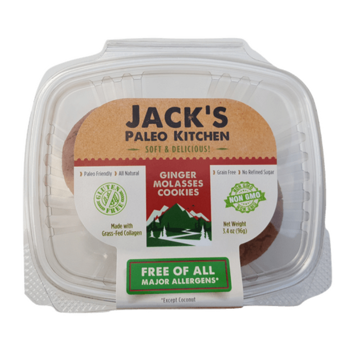 Jack's Paleo Kitchen // Ginger Molasses Cookies 7 oz (12 Cookies)