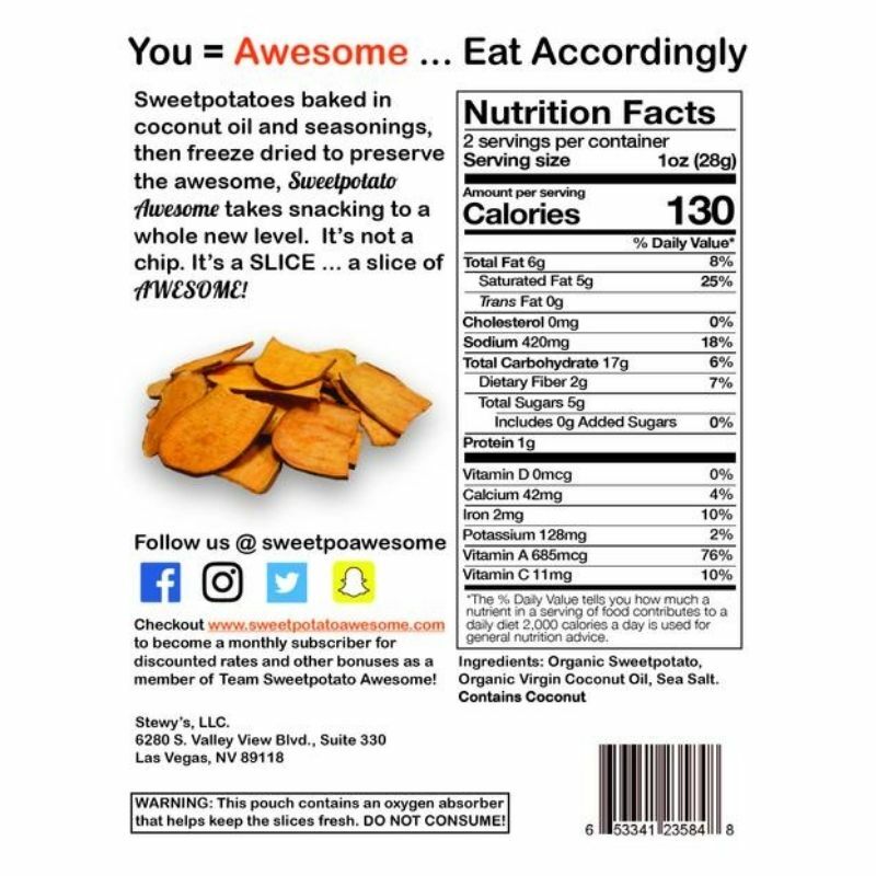Sweetpotato Awesome // Sea Salt Bits 8 oz