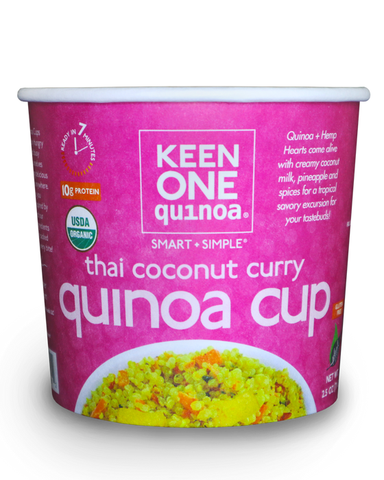 Keen One Quinoa// Variety Quinoa Cups 6-Pack - Try One of Each Flavor!