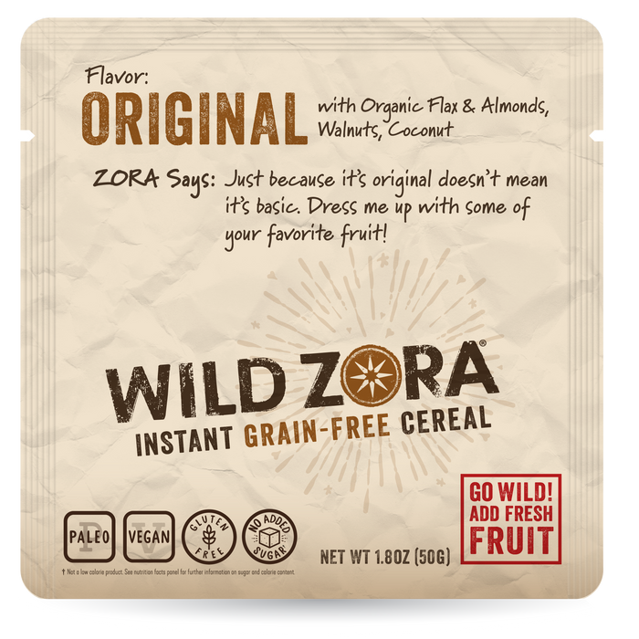Wild Zora // Instant Grain-Free Hot Cereal Original 1.8 oz